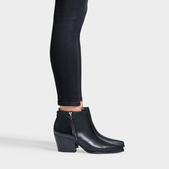 walden leather bootie